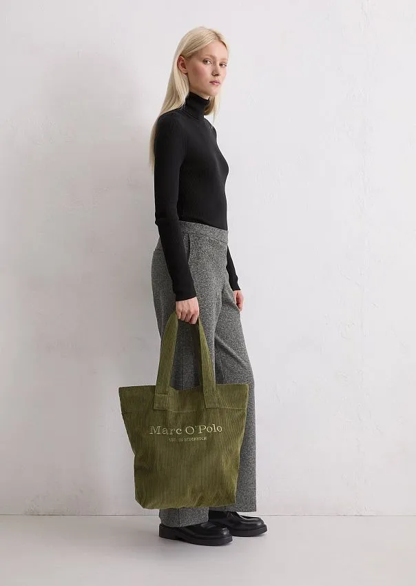 Сумка-шоппер из вельвета Marc o'Polo - фото 4