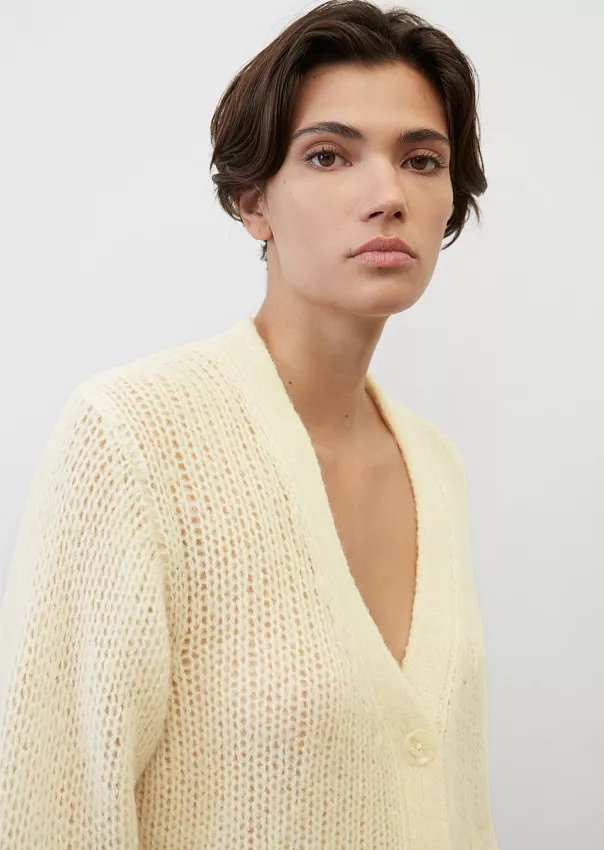 Шерстяной кардиган свободной вязки Marc o'Polo - фото 4