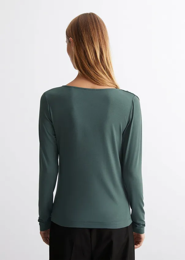 Лонгслив из смесовой вискозы