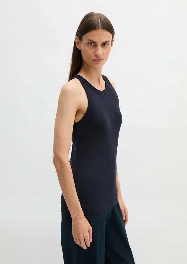 Топ в рубчик из органического хлопка Marc o'Polo - фото 5