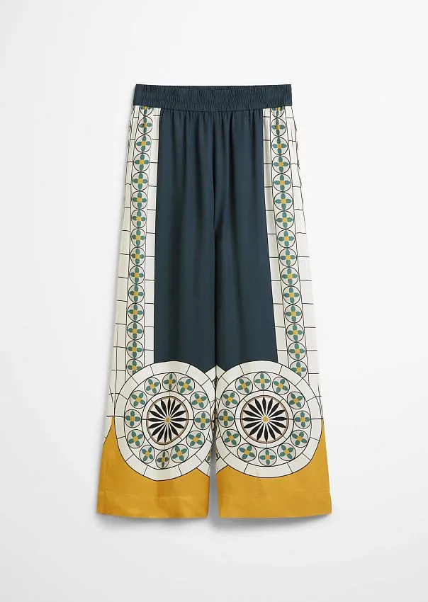 Брюки широкие из вискозы Marc o'Polo - фото 6