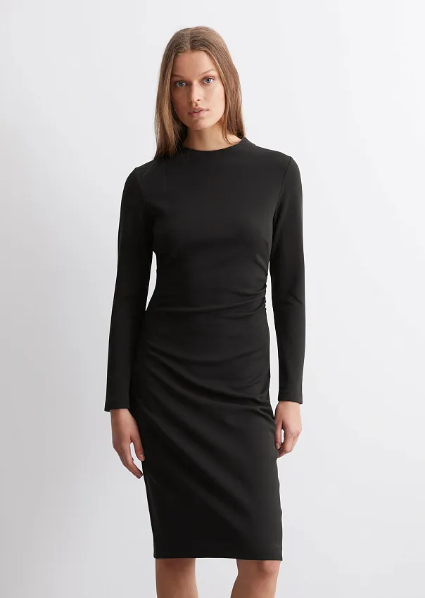 Трикотажное платье из смесового хлопка