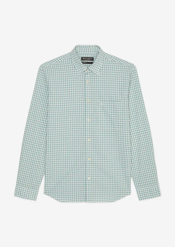 Рубашка в клетку из органического хлопка