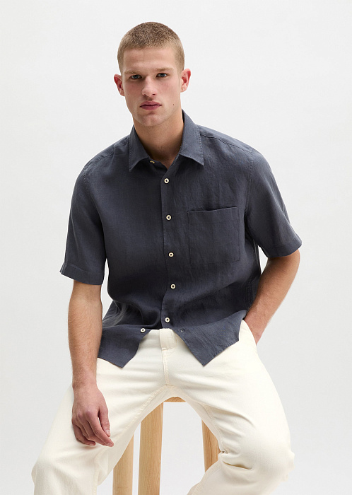 Рубашка изо льна