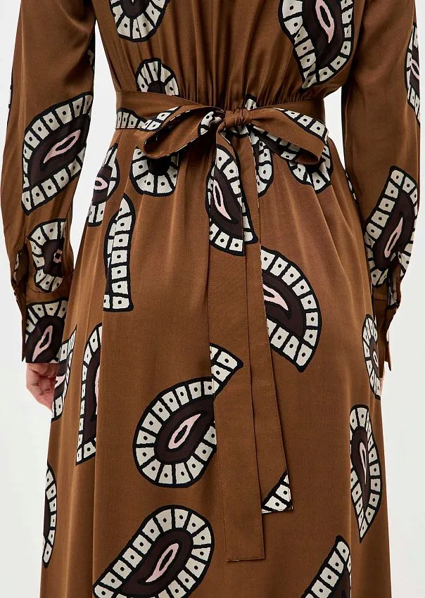 Платье-миди из чистой вискозы Marc o'Polo - фото 4