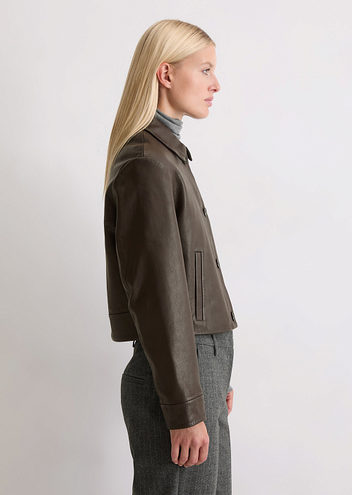 Куртка кожаная