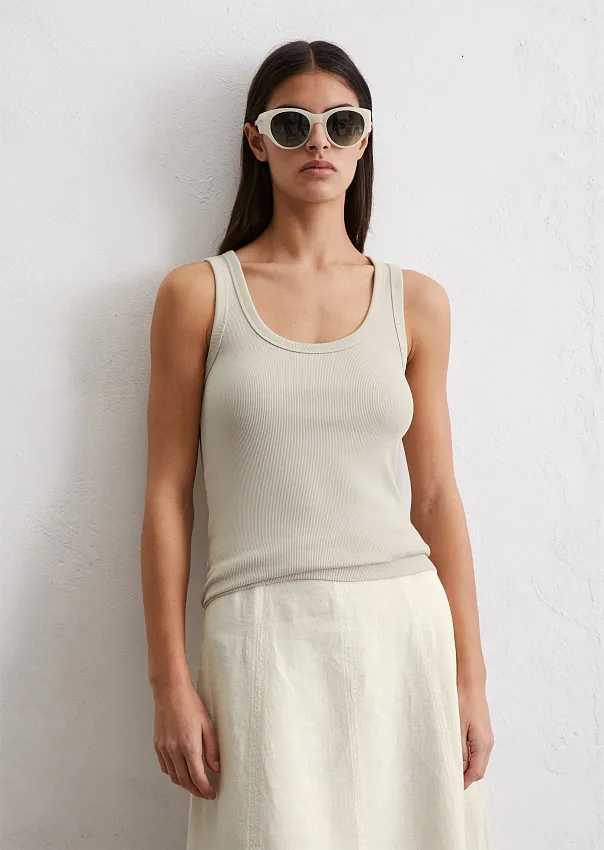 Топ из смесового хлопка Marc o'Polo - фото 1