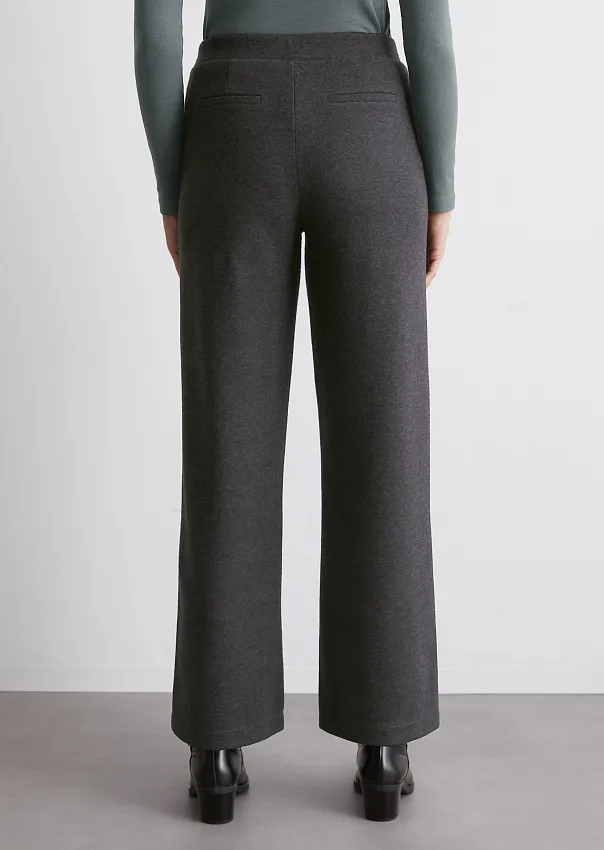 Трикотажные брюки из смесового хлопка