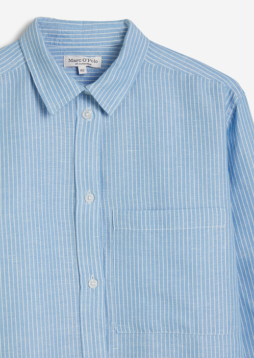 Рубашка изо льна и органического хлопка