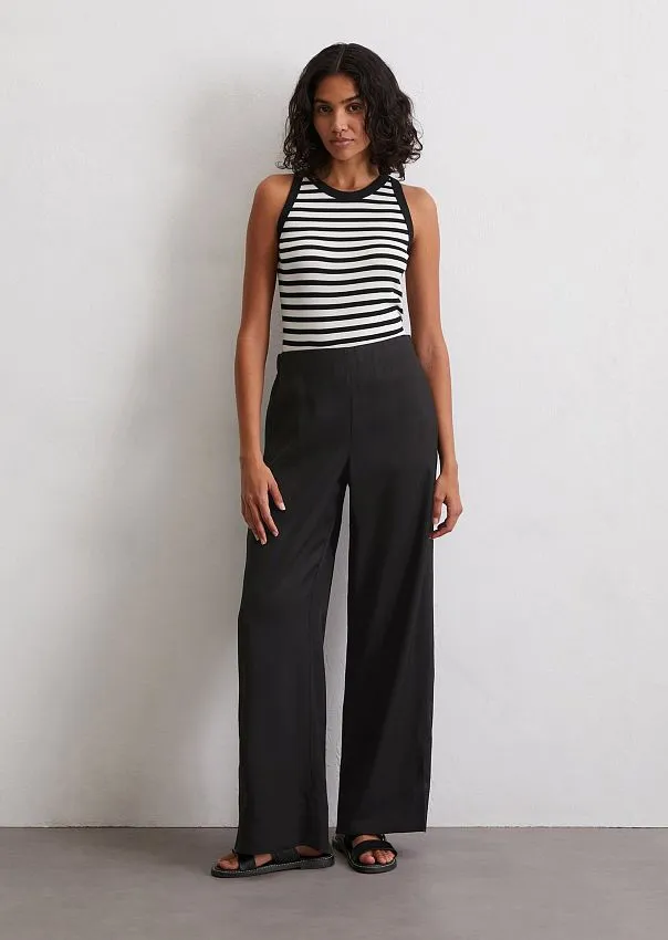 Широкие брюки из струящегося твила Marc o'Polo - фото 1