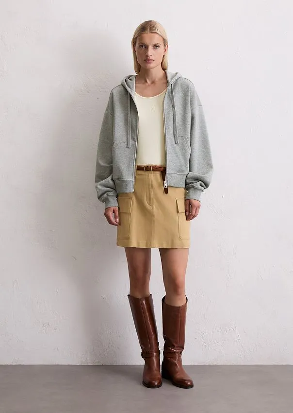 Худи на молнии из органического хлопка Marc o'Polo - фото 1