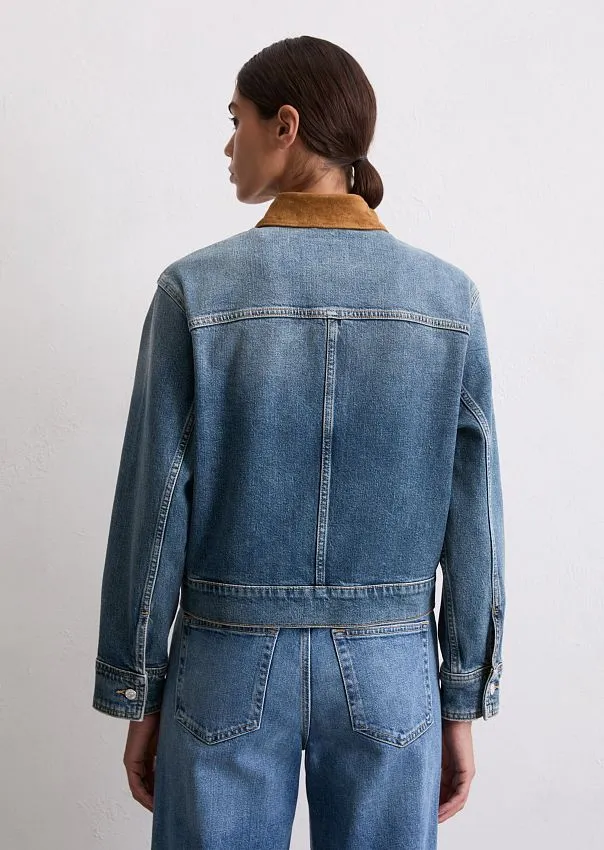 Куртка джинсовая из органического хлопка и вискозы Marc o'Polo - фото 2