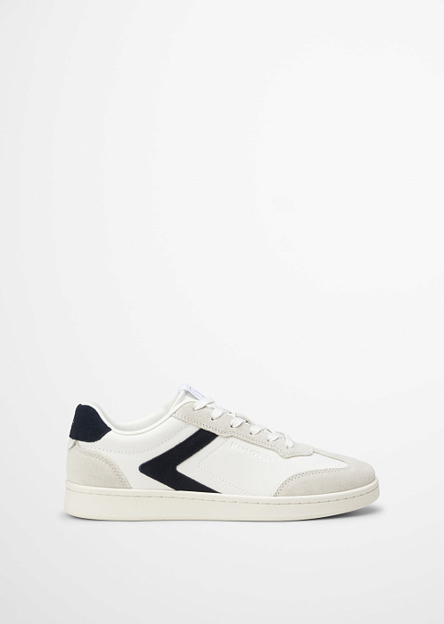 Белый/темно-синий