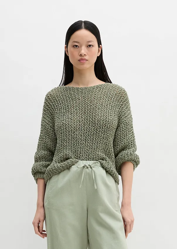 Свитер из смесового хлопка
