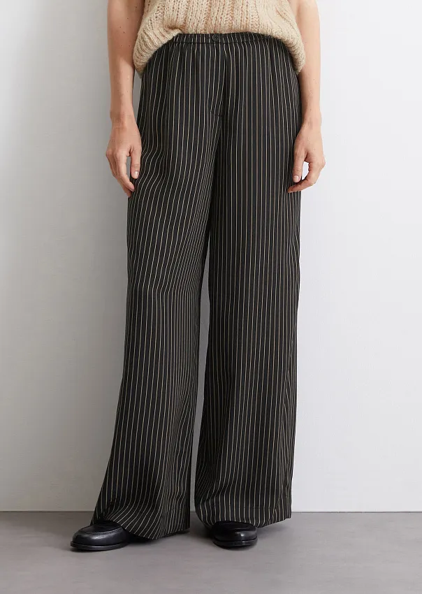 Широкие брюки из вискозы