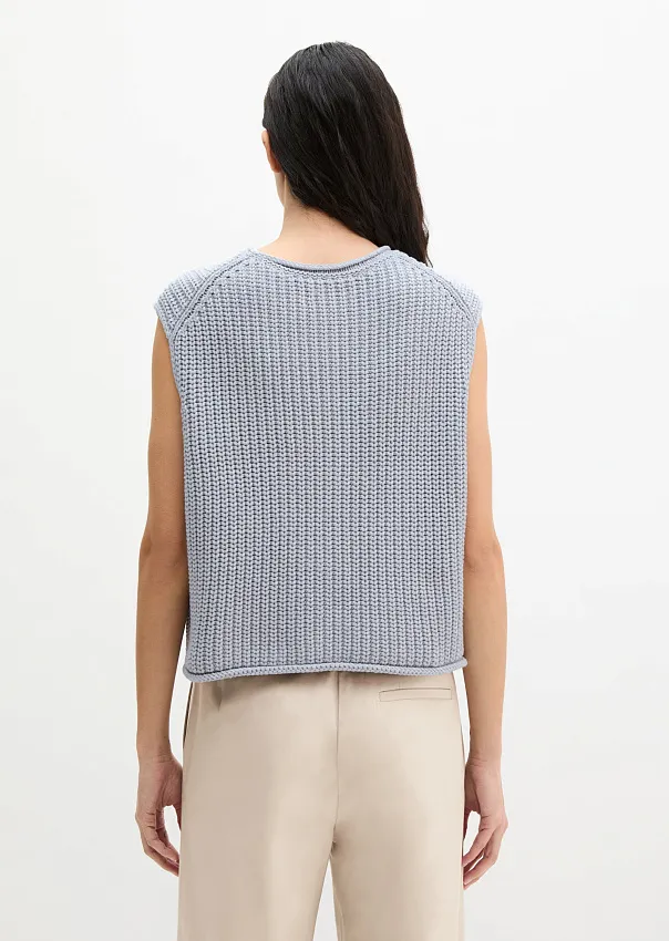 Жилет из смесового хлопка
