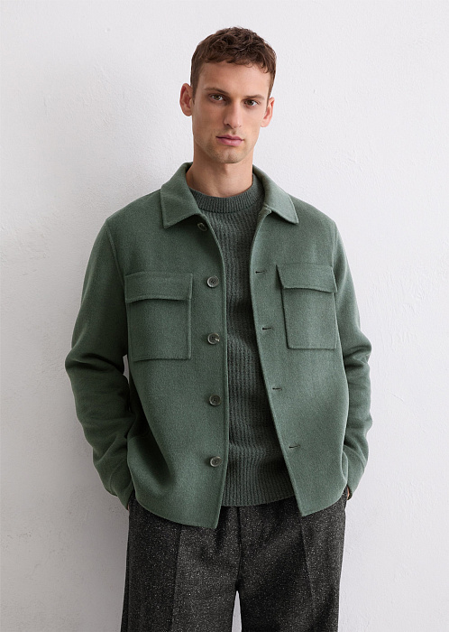 Рубашка верхняя из смесовой шерсти