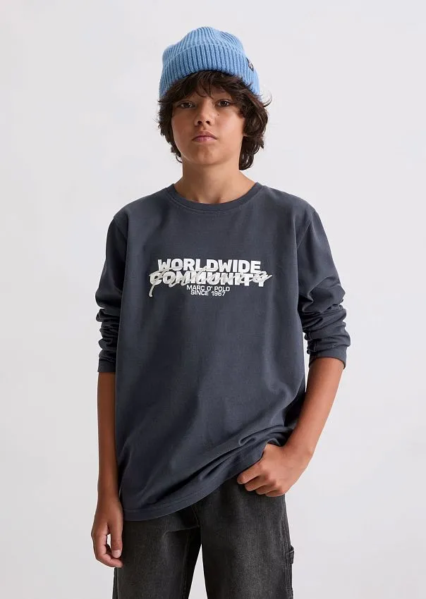 Лонгслив из органического хлопка Marc o'Polo - фото 1