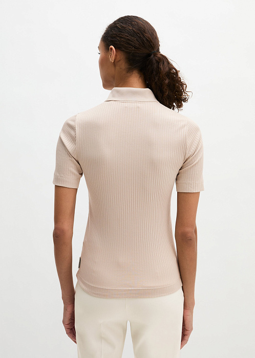 Поло из смесового модала TENCEL™
