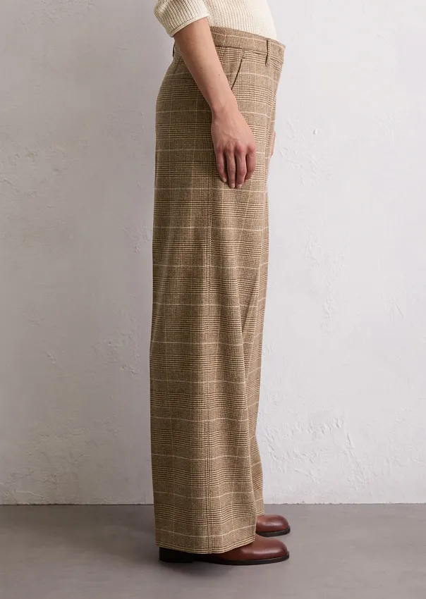 Широкие брюки из смесовой шерсти Marc o'Polo - фото 5