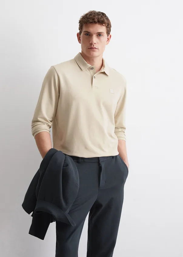 Поло с длинными рукавами Marc o'Polo - фото 1