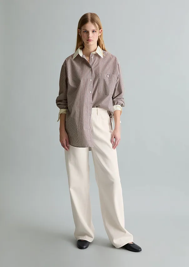 Рубашка из хлопкового поплина
