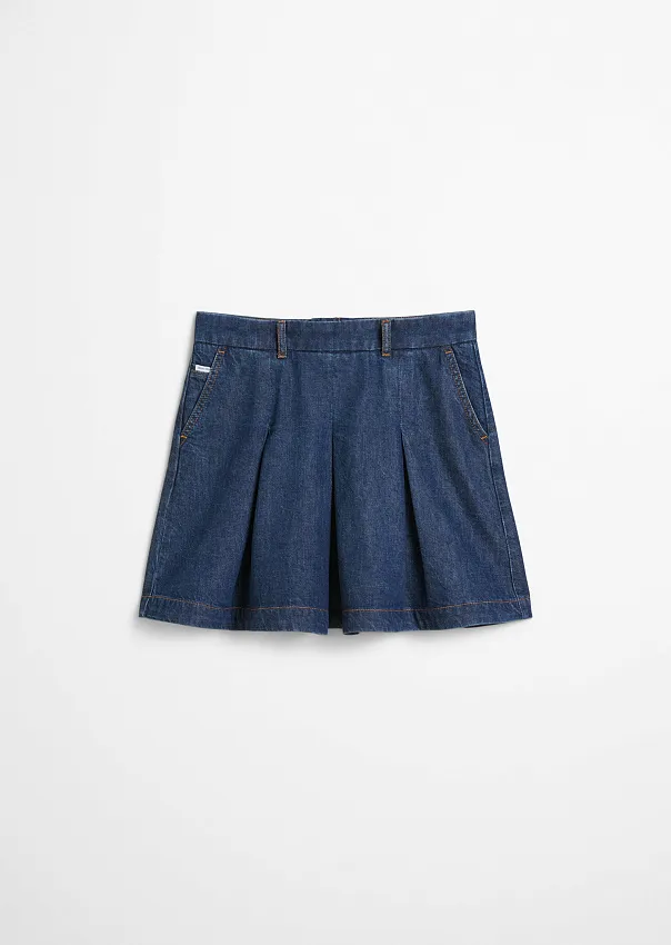 Джинсовая мини-юбка из органического хлопка Marc o'Polo - фото 6