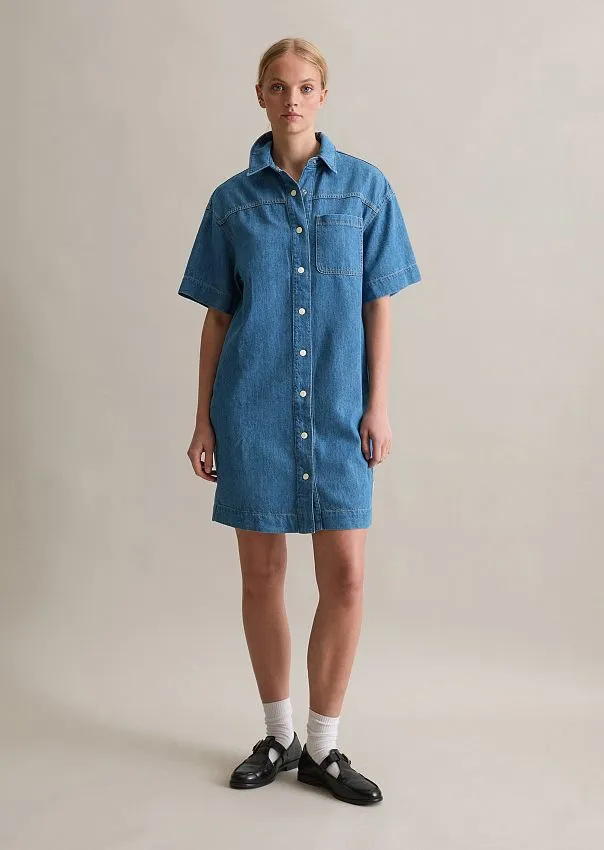 Платье-рубашка джинсовое Marc o'Polo - фото 1