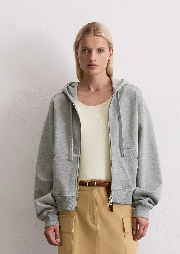 Худи на молнии из органического хлопка Marc o'Polo - фото 3