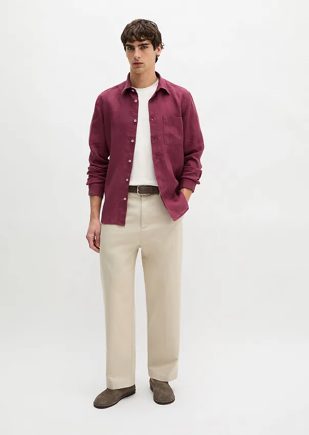 Рубашка изо льна