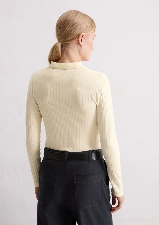 Поло с длинным рукавом из хлопка и модала
 Marc o'Polo - фото 2