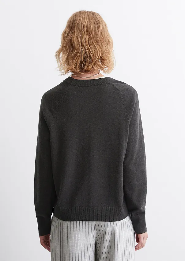 Джемпер из смесового хлопка