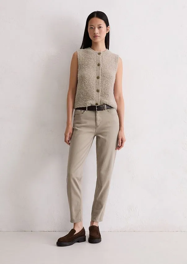 Жилет из смесовой буклированной пряжи Marc o'Polo - фото 3