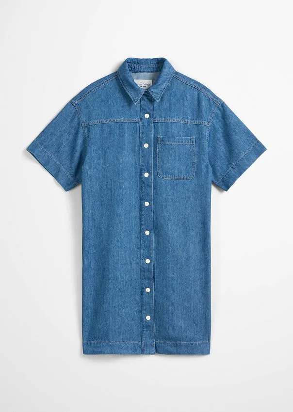 Платье-рубашка джинсовое Marc o'Polo - фото 6