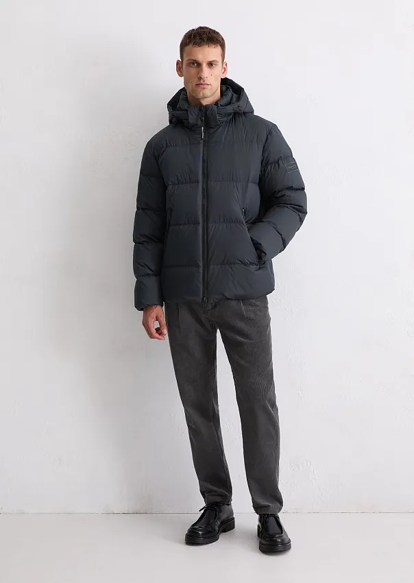 Стеганый пуховик со съемным капюшоном Marc o'Polo - фото 3