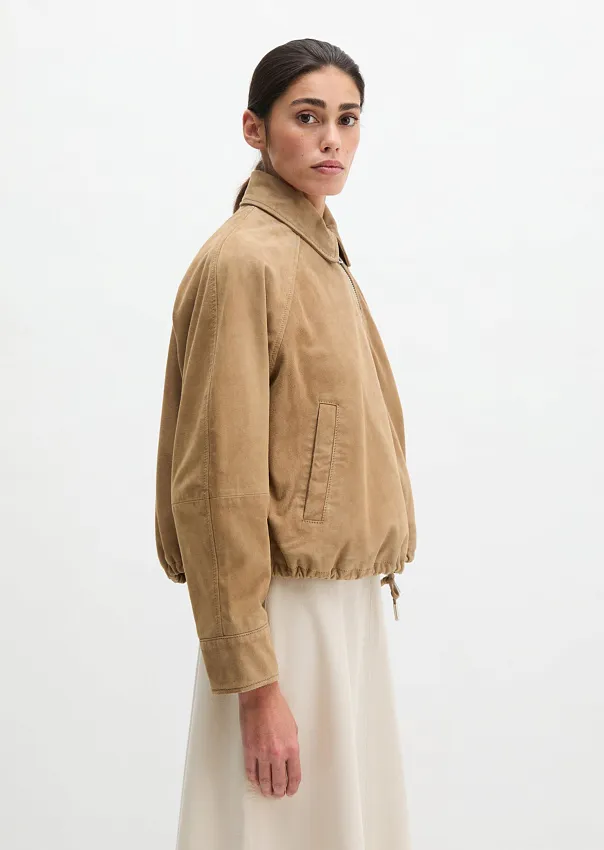 Куртка из натуральной замши