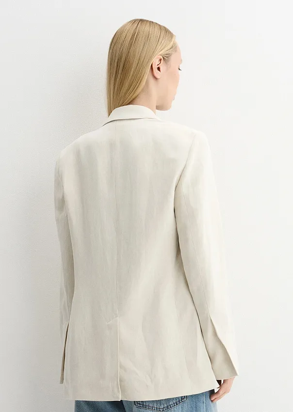 Жакет изо льна и вискозы