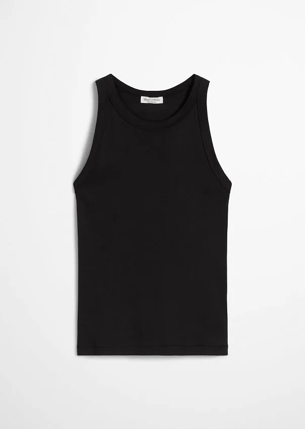 Топ в рубчик из органического хлопка Marc o'Polo - фото 6