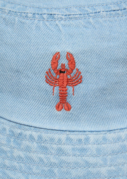 Панама джинсовая из органического хлопка