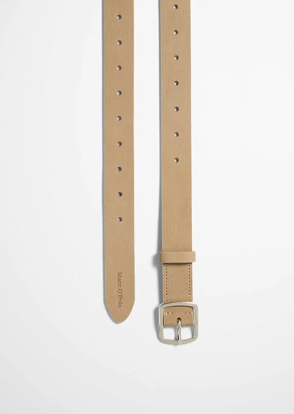 Кожаный ремень из нубука Marc o'Polo - фото 2