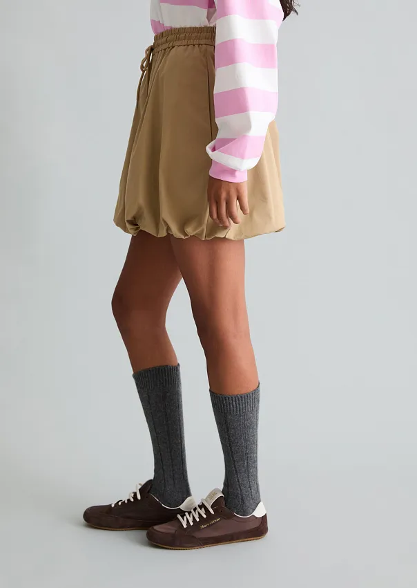 Юбка-баллон из смесового хлопка