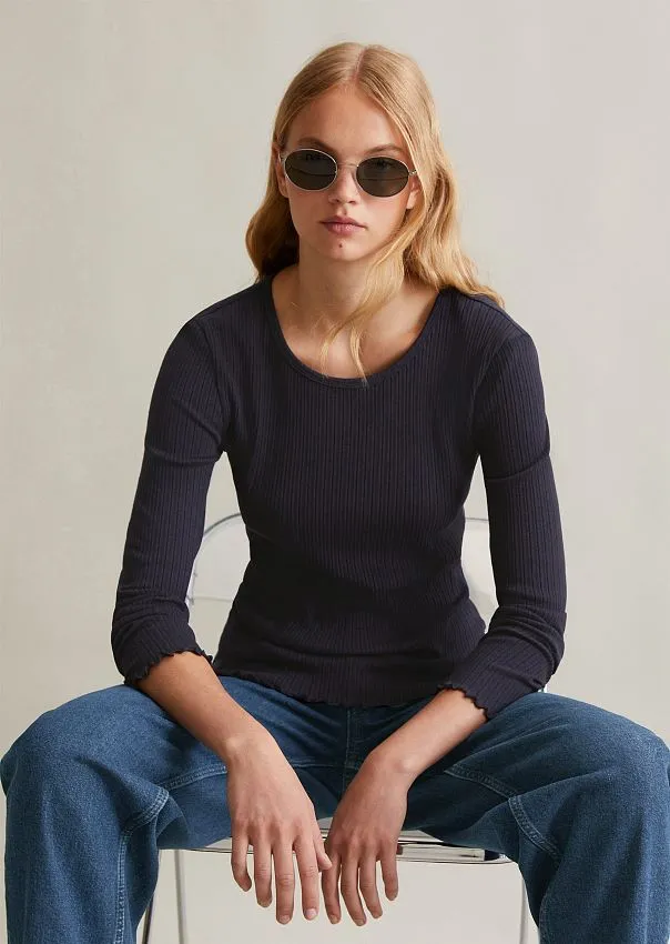 Лонгслив из органического хлопка и модала Marc o'Polo - фото 1