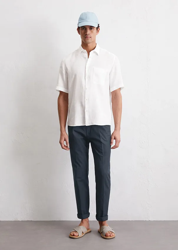 Рубашка из чистого льна Marc o'Polo - фото 3