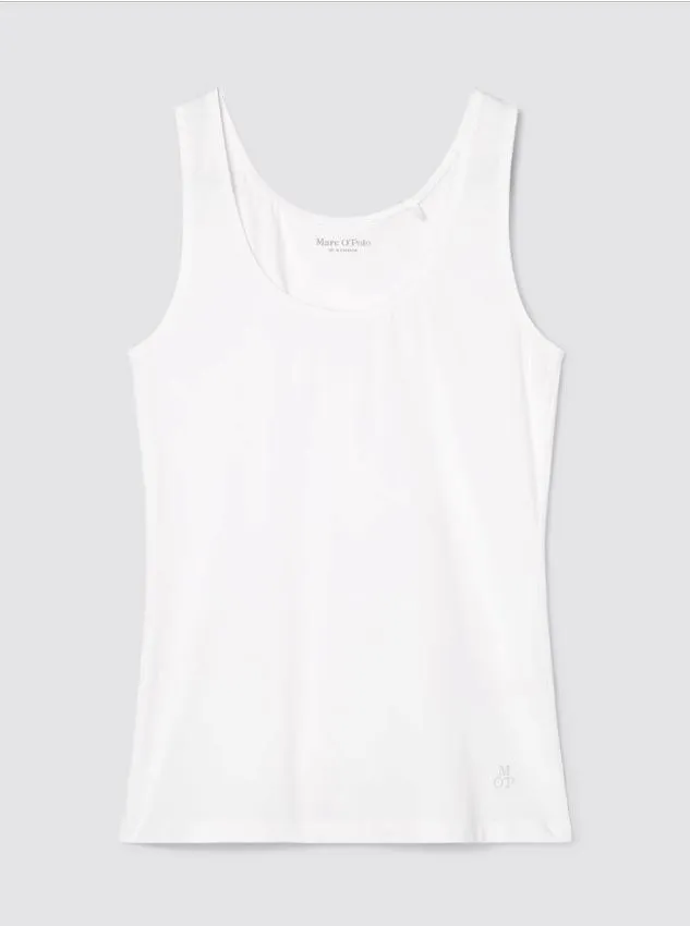 Майка из смесового хлопка Marc o'Polo - фото 4