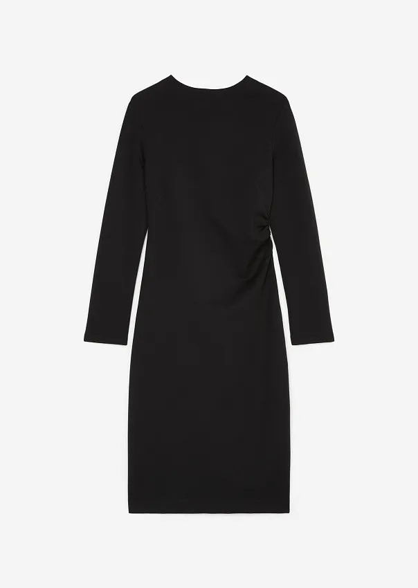 Трикотажное платье из смесового хлопка