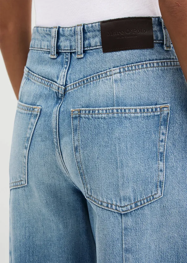 Джинсы широкие из органического хлопка