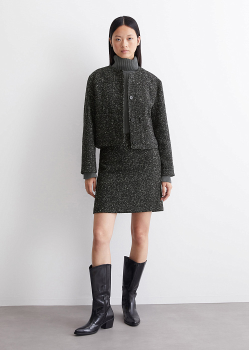 Жакет из смесовой шерсти