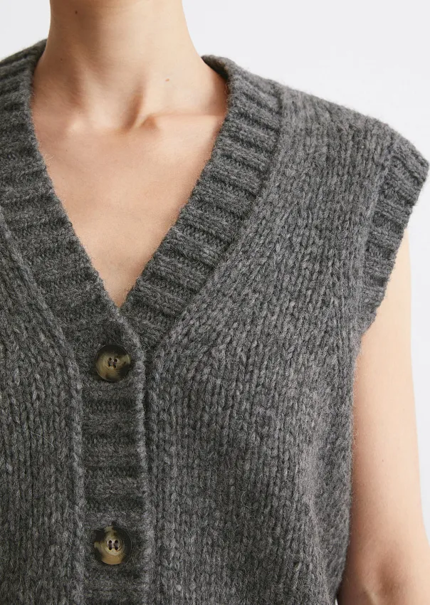 Жилет из смесовой шерсти