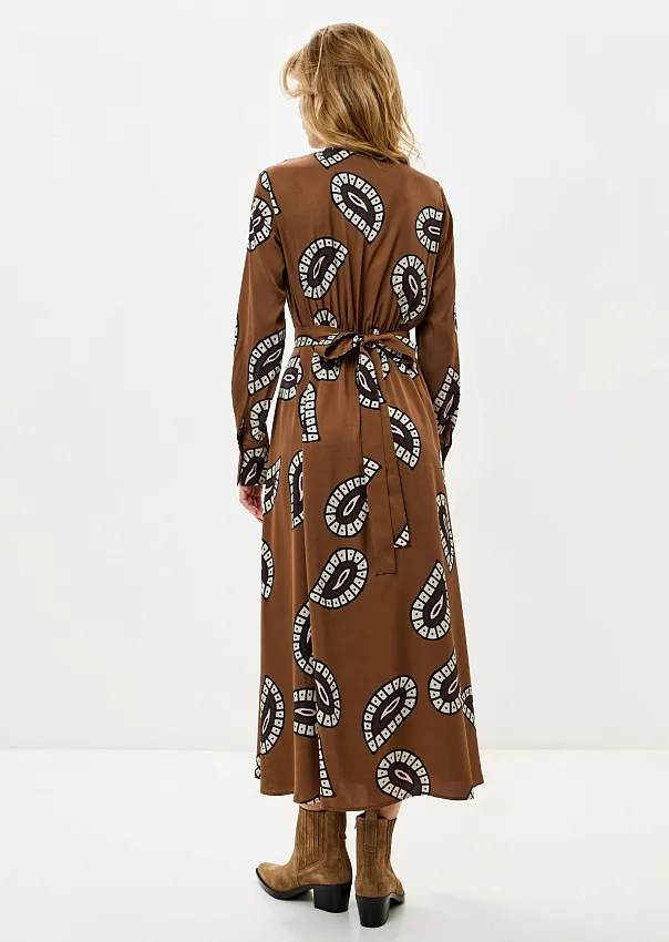 Платье-миди из чистой вискозы Marc o'Polo - фото 2