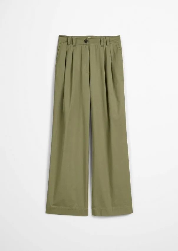 Широкие брюки из смесового хлопка Marc o'Polo - фото 6